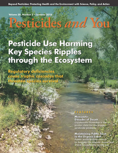 Pesticides and You Summer 2018 Volume 38, Number 2