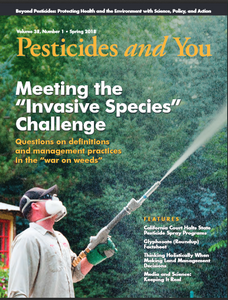 Pesticides and You Spring 2018 Volume 38, Number 1