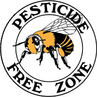Pesticide Free Zone Yard Sign - Honey Bee