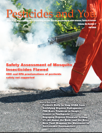 Pesticides and You Fall 2016 Volume 36, Number 3